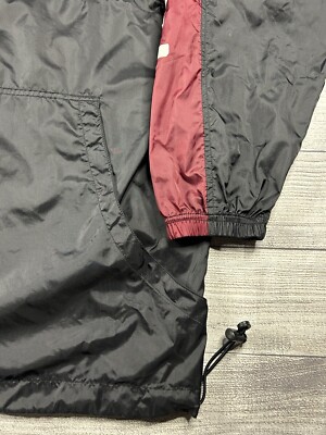 Vintage Nike Anorak Jacket Mens Large Black 90s Pullover