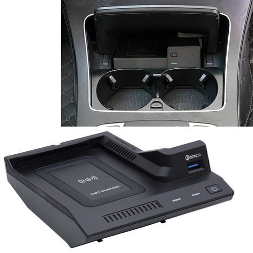 Wireless Car Charger Phone Fast Charging Pad Mat Fit Benz CClass GLC