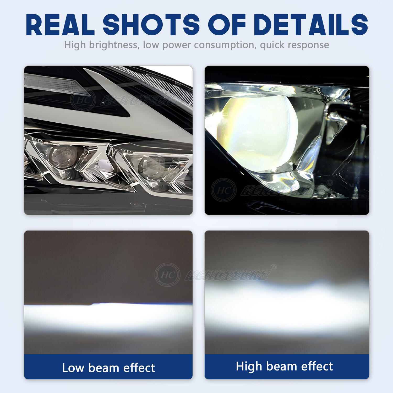 HCmotion LED Front Lamp For Lexus RX330 RX350 400H 2003-2009 Animation Headlight