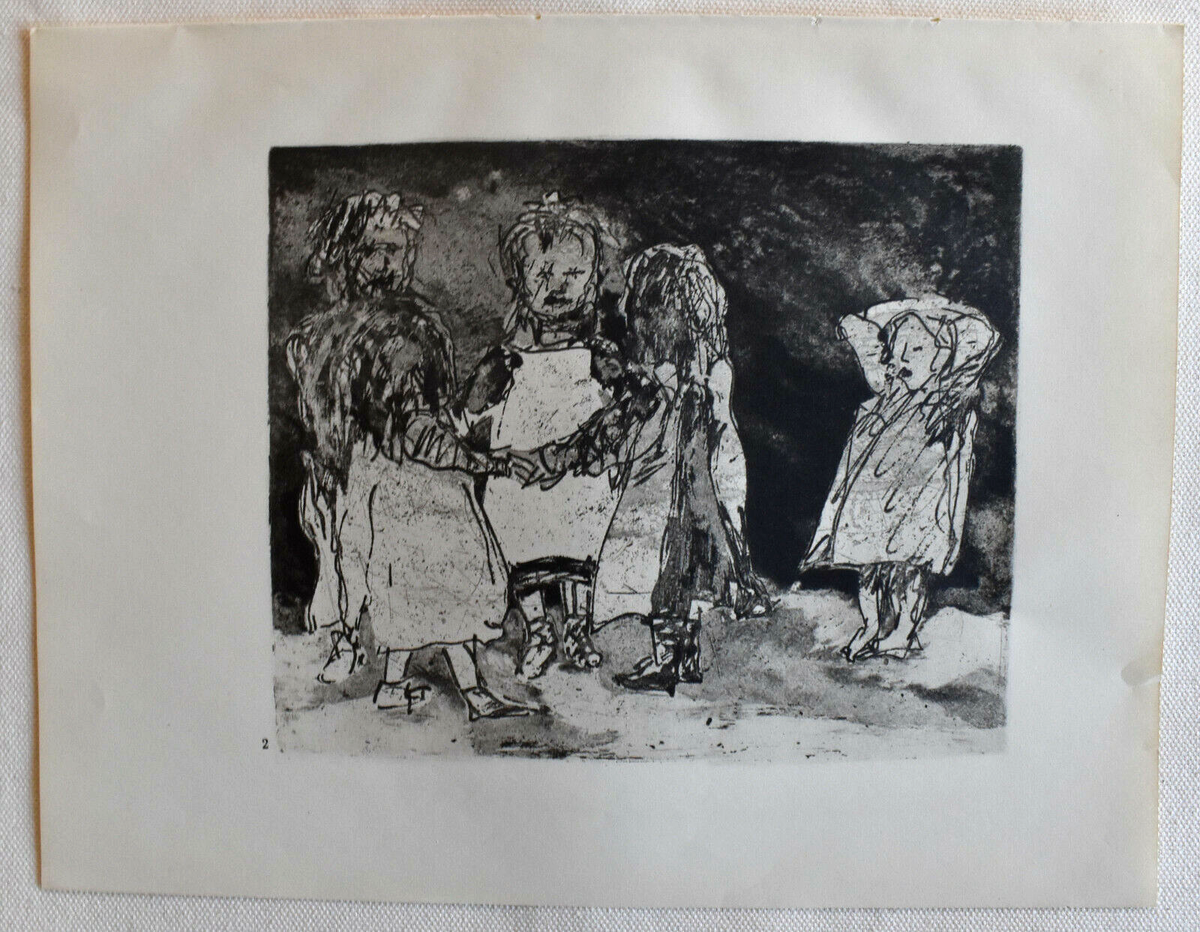 EMIL NOLDE ETCHING, 1948 | eBay
