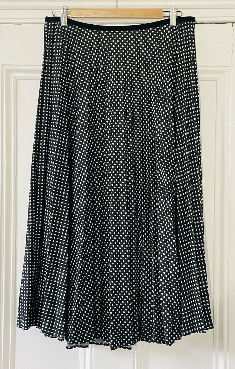 Pleated Skirt Outfit Red Polka Dot Skirt Primark Laura Ashley