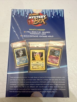 ICONIC MYSTERY GRADED POKMON CARD BOX PSA CGC BGS | eBay