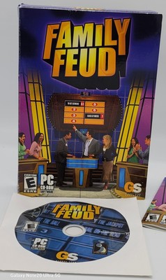 Family Feud PC CD-ROM game for Windows Global Star Software Big Box SEALED 