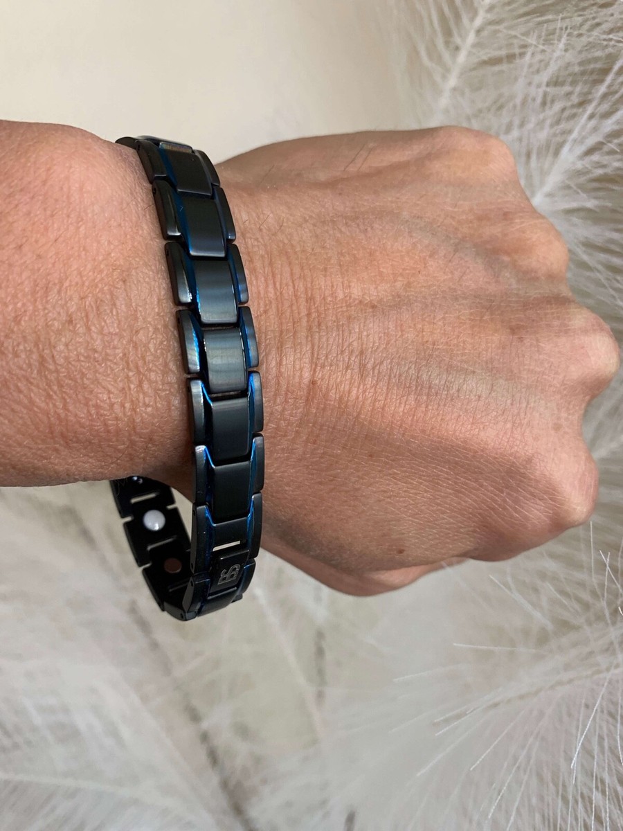 Magnetic bracelet men women balance energy power arthritis pain relief  stress