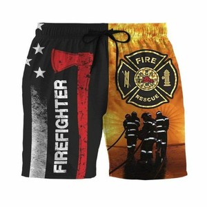 firefighter swim trunks