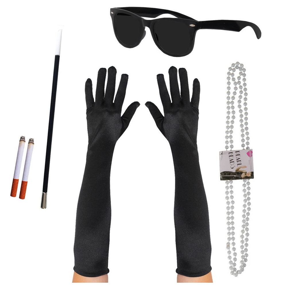 audrey hepburn cigarette holder costume DIY: 1920s this set lets you carry the legacy of an icon wherever you go AUDREY HEPBURN 1920S COSTUME SET