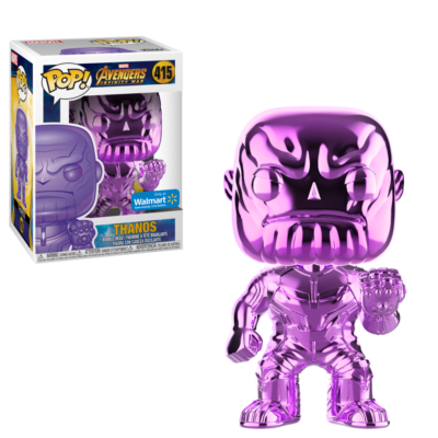 New Funko Pop Marvel #415 Thanos Bobble Head Infinity Purple