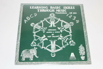 New Sealed - Learning Basic Skills Through Music Vocabulary - 1975 Hap Palmer LP