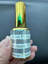 DC Platinum Soak off Gel Polish LED/UV  0.5 Oz - #207 SILVER Platinum On Sale