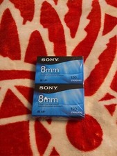 Sony 8mm Standard Video 8 NTSC 120 Min MP Camcorder Tape 2 Pack New Sealed
