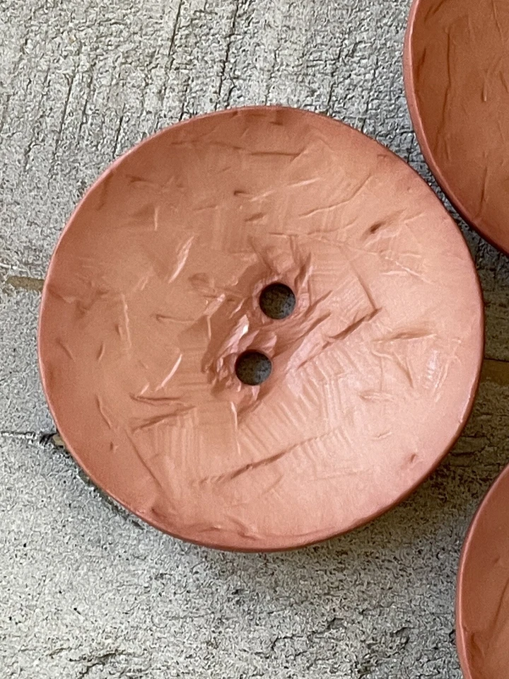 DILL BUTTONS #410137  FASHION--2 HOLE--60mm Dusty Rose   - 6 PIECES - Image 4 of 4