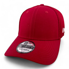 New Era Blank Red For Custom Embroidery Neo Mesh 39Thirty Flex Fit Hat Cap