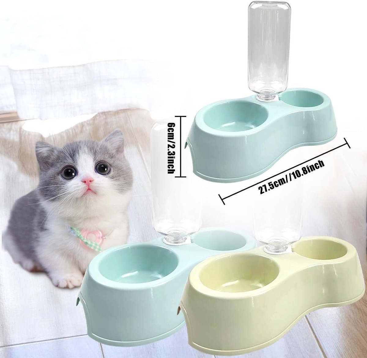 Kitten Starter Kit, 15 Piece Cat Essentials Set Includes Large