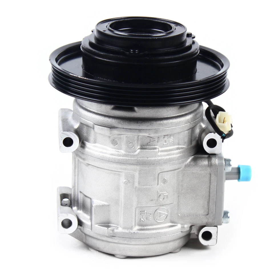 Compresor de aire acondicionado apto para Toyota Corolla 1.6L 1.8L 10PA15C 1990-1997 Foto 4 de 4