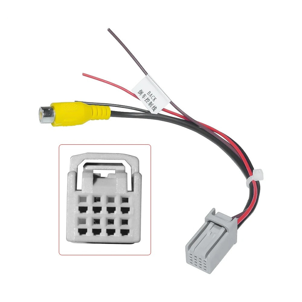 8638A231 三菱 純正 カメラユニッ338981 - 127 B21A 1pc 2014-2020 Mitsubishi 8 Pin Reverse Camera Video Plug Converter