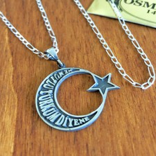 AYYILDIZ Kette Silber 925 Türkiye XXL OSMANLI 1453 Türkei Zülfikar GÖKTÜRK sk59