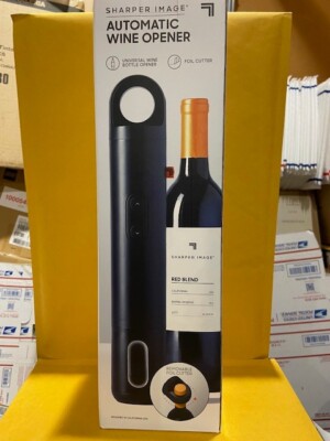 Sharper Image Automatic Wine Opener W/ Foil Cutter