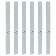 6 Pack Sharpening Stones 320 Grit 150x12x6mm Green Silicon Carbide Whetstone