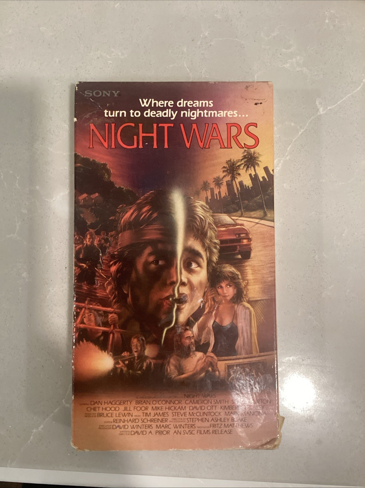 Pre-owned Night Wars VHS 1988 Dan Haggerty 1st Flr 