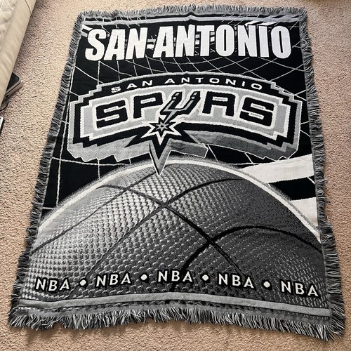 San Antonio Spurs NBA Throw Blanket Made in USA - 第 1/6 張圖片