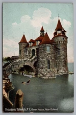 Power House, Heart Island, Thousand Islands, NY. Vintage DB Postcard TS-140