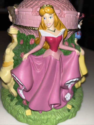 Walt Disney World Princess Piggybank Snow Cinderella Belle Sleeping Beauty Age3+ - Picture 2 of 7