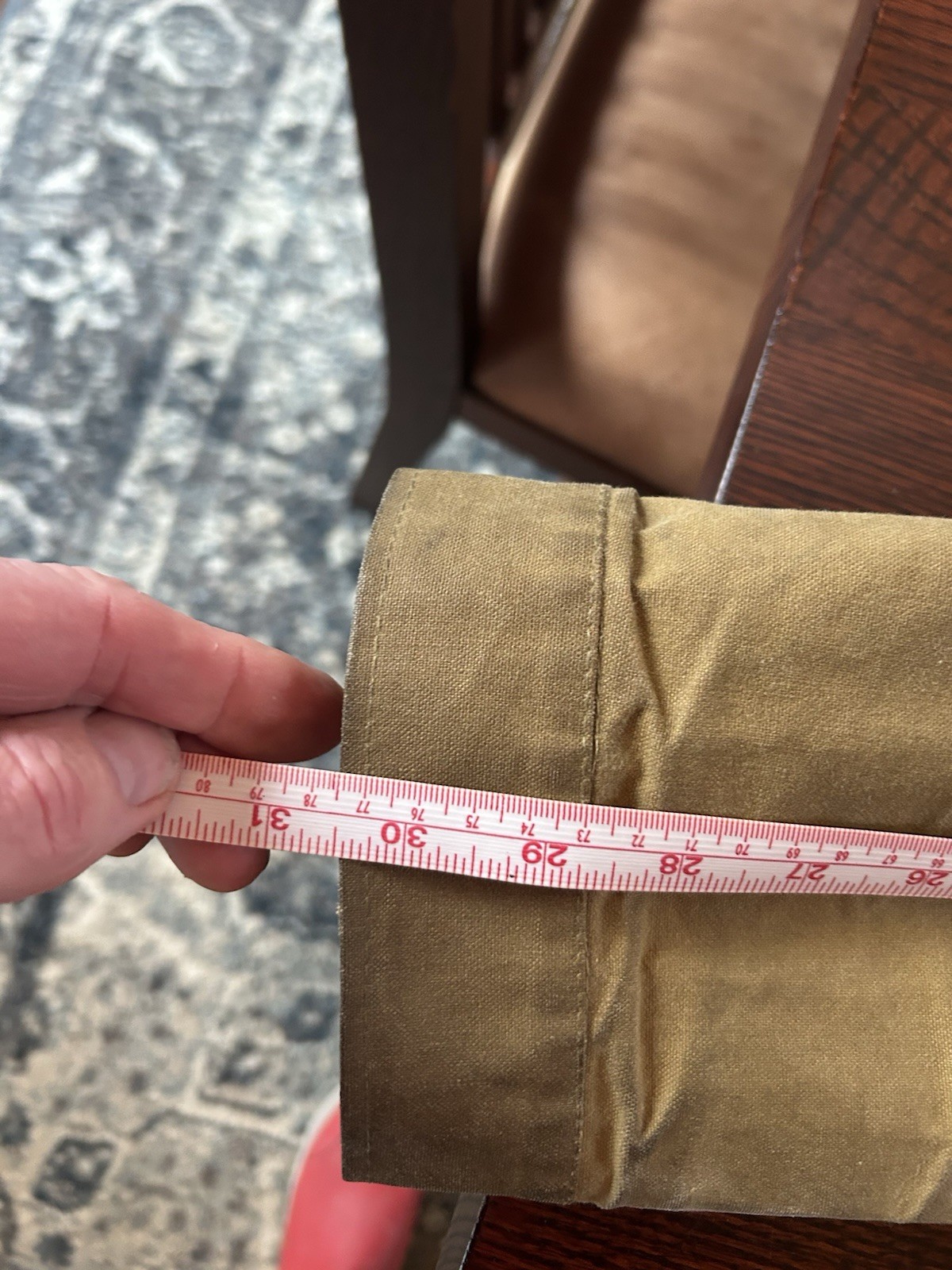 Filson Field Jacket Brown Button Pockets Contrast… - image 5