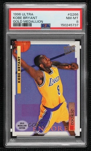 1996 Fleer Ultra Gold Medallion Edition Kobe Bryant #G-266 PSA 8 Rookie RC HOF