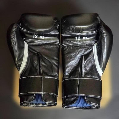 Winning ボクシンググローブ 12 oz ブラック MS-400B Winning Boxing Gloves 12oz MS-400B Black Tape Pro Type Leather NEW