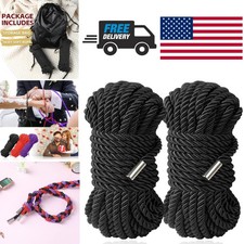 Adult Bondage Kit with 32 Feet Silk Rope 8MM Thickness For Couples and Women
