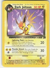 Dark Jolteon 38/82 Uncommon Team Rocket Pokemon Unlimited Moderately Played on eBay