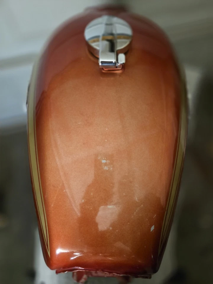 Honda CB450K 1972-74 doble pila de tanque de combustible de gasolina PL1020-T4+ Foto 4 de 4