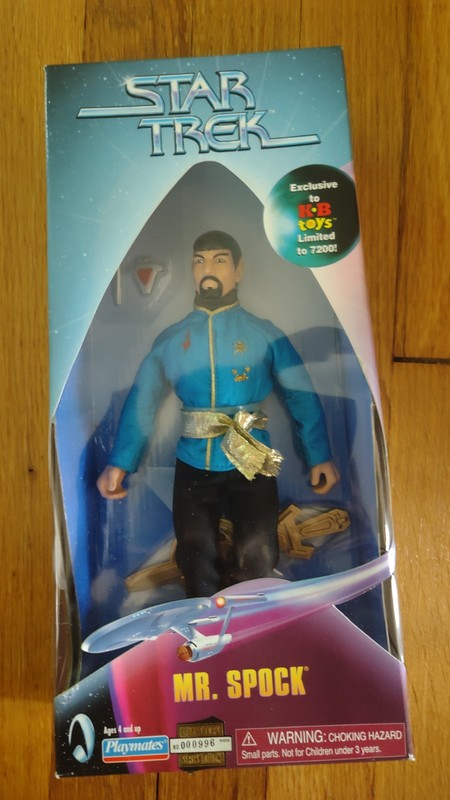 Playmates Toys Star Trek Mr. Spock KB Toys Exclusive 9" Action Figure Mirror 