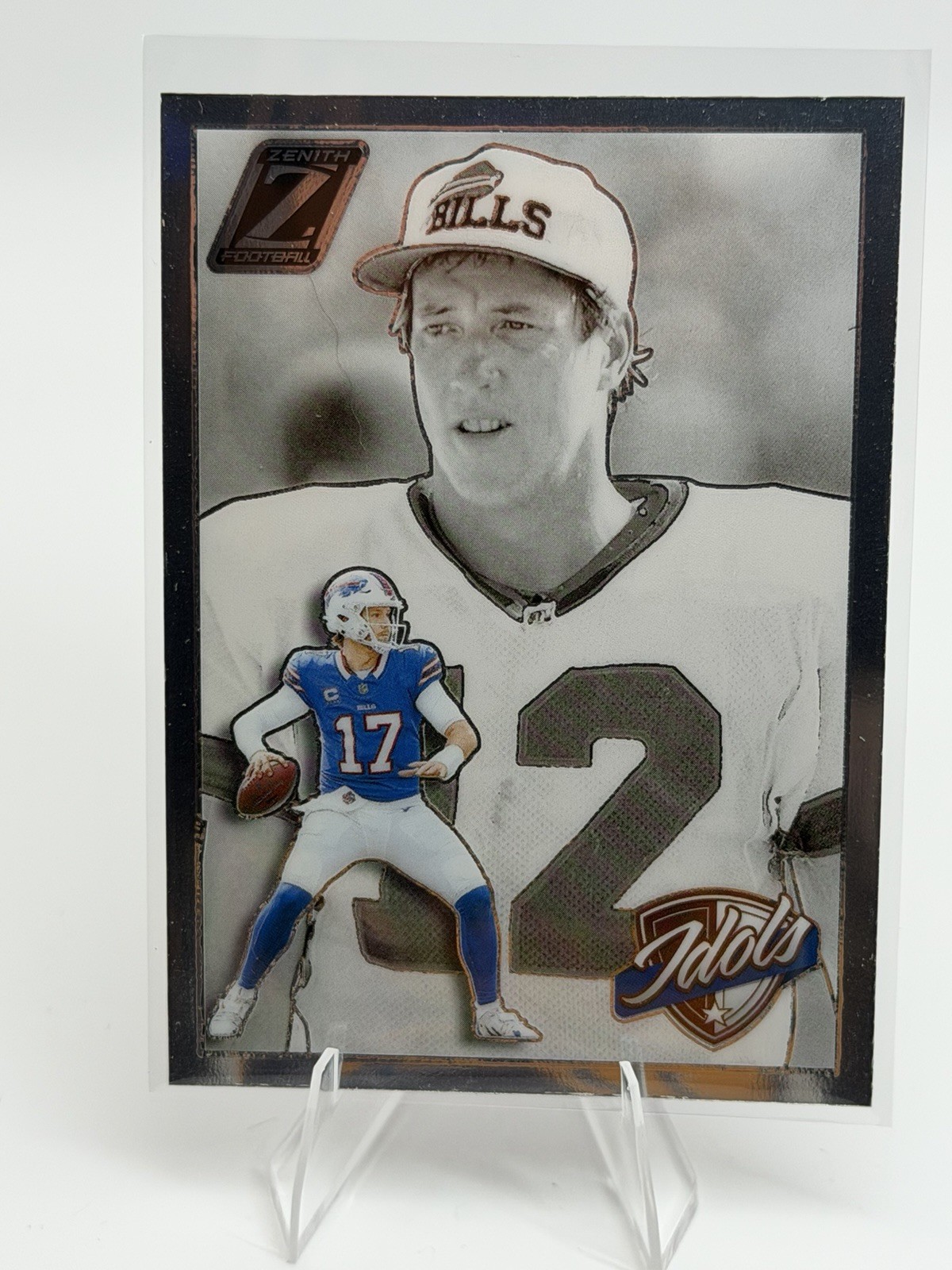 Josh Allen, Jim Kelly 2024 Panini Zenith - Idols #3