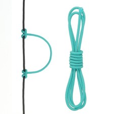 Archery D Loop Rope 2 FT, Bow D Loop String Release Material Nock Wire, Cyan