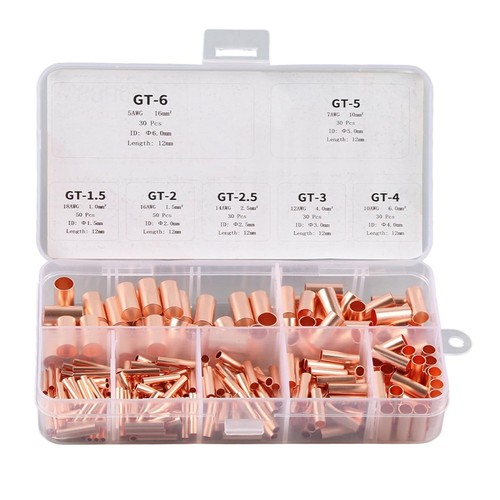 Complete Set of 250 Copper Coupling Fittings - Ideal for A/C and Refrigeration
