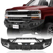 Off-road Front Bumper W Winch Plate Fit 2016 2017 2018 Chevy Silverado 1500 Off-road Front Bumper W Winch Plate Fit 2016 2017 2018 Chevy Silverado 1500