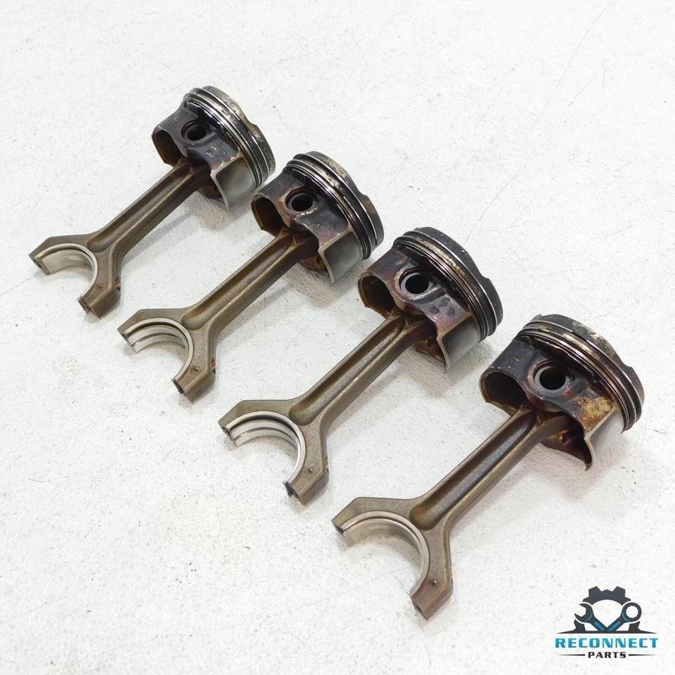 2012-2013 BMW 328i 528i F30 поршень двигателя с соединительными стержнями набор из 4 OEM 7640166 - Изображение 3 из 4