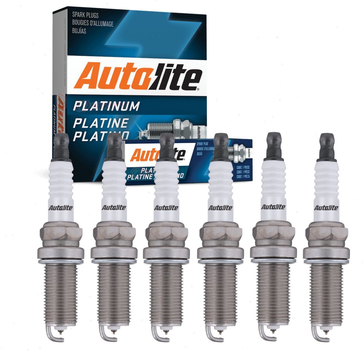 6 pc Autolite Platinum Spark Plugs for 2006-2015 Lexus IS250 Ignition ii