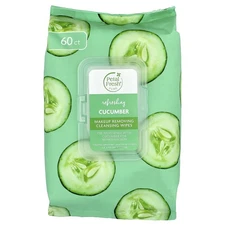 Makeup Removing Cleansing Wipes, Refreshing Cucumber, 60 Wipes