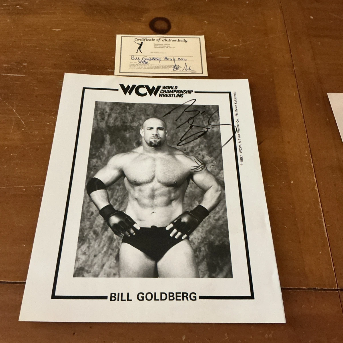 Bill Goldberg Wrestling Original Autographed Photos for sale | eBay