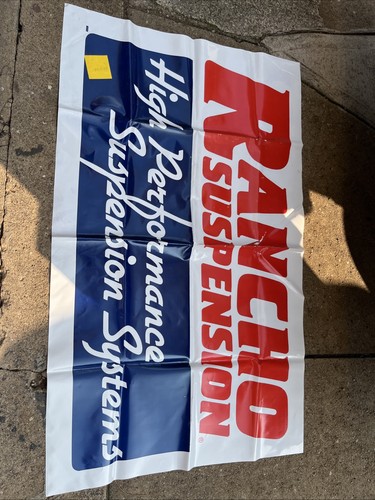 Rancho Suspension High Performance Suspension Systems Advertising Banner Vintage