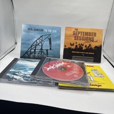 Jack Johnson 5 CD Lot-To The Sea,September Sessions,Curious George,Horizon,,If I