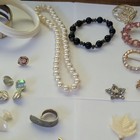 Vintage lot Of Jewelry Mixed Rings Earrings Bracelets CuffLinks Pins and  more — photo 7