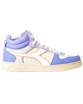 Schuhe Diadora Magic Basket Cut Demi Icona Wn Turnschuhe Frau Leder Lila
