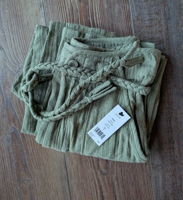Joie 100% Cotton Gauze Marin Pant Four Leaf Clover Green 2 or S New Summer