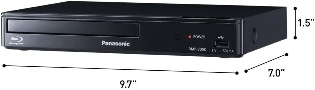 Panasonic DMP-BD90P-K Blu-ray Disc Player BD90 (For Parts or