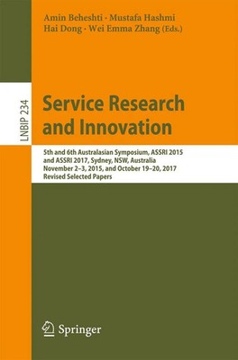 Amin Beheshti (u. a.) | Service Research and Innovation | Taschenbuch | Englisch