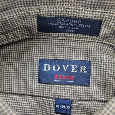 arrow dover oxford dress shirt Arrow Shirts | Arrow Dover Button Down Oxford, Pearl Face Buttons Size 17- 32/33 | Color: White | Size: 17