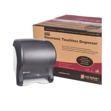 San Jamar Classic Smart Essence Plastic Paper Towel Dispenser, Towel Dispense...